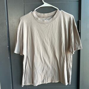 Abercrombie & Fitch Light Tan Short Sleeve Tee